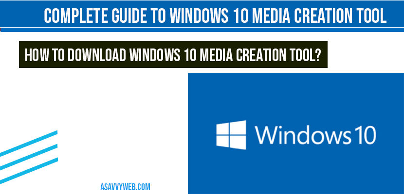 download windows media creation tool for windows 10