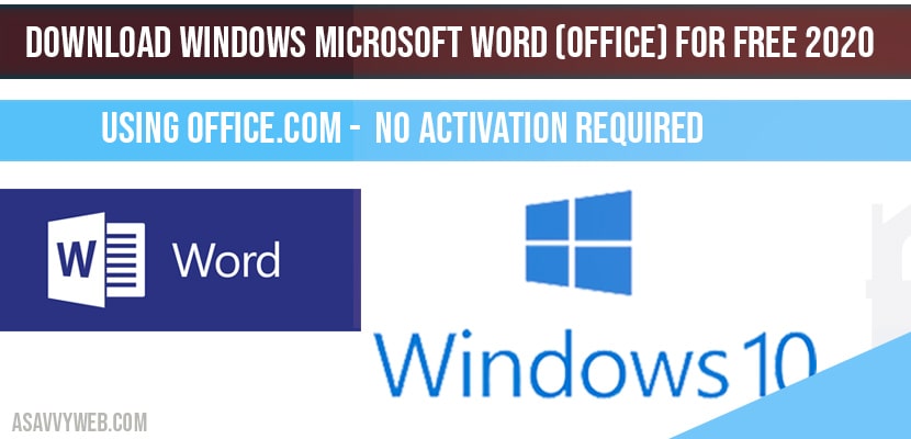 windows 10 microsoft office download free