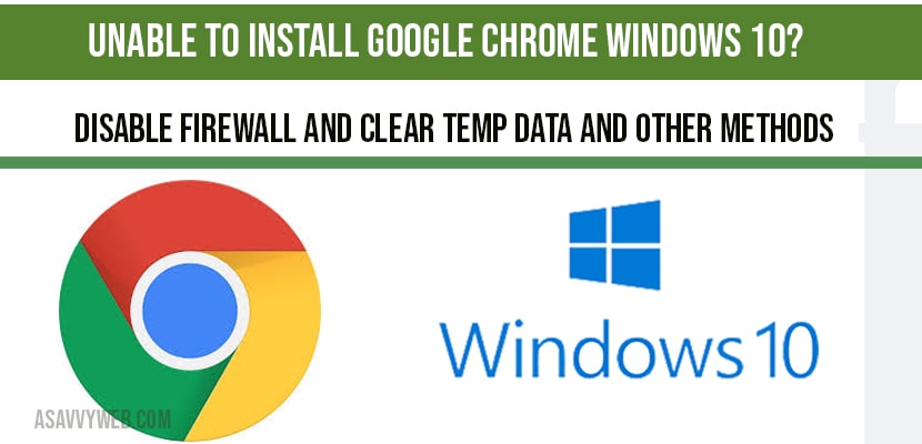 chrome install windows 10