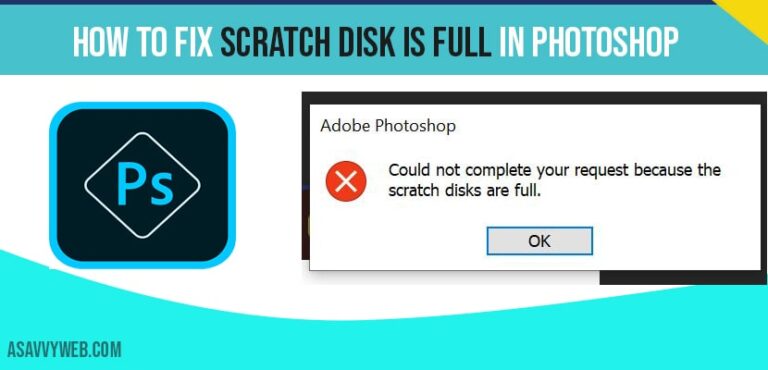 scratch disk full photoshop cs6