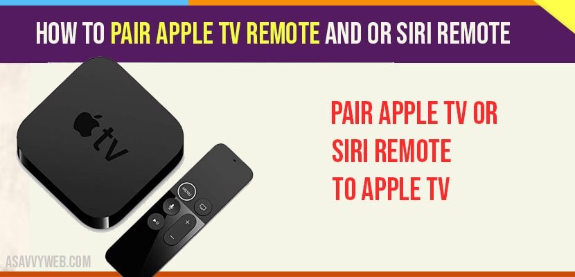 pair apple remote