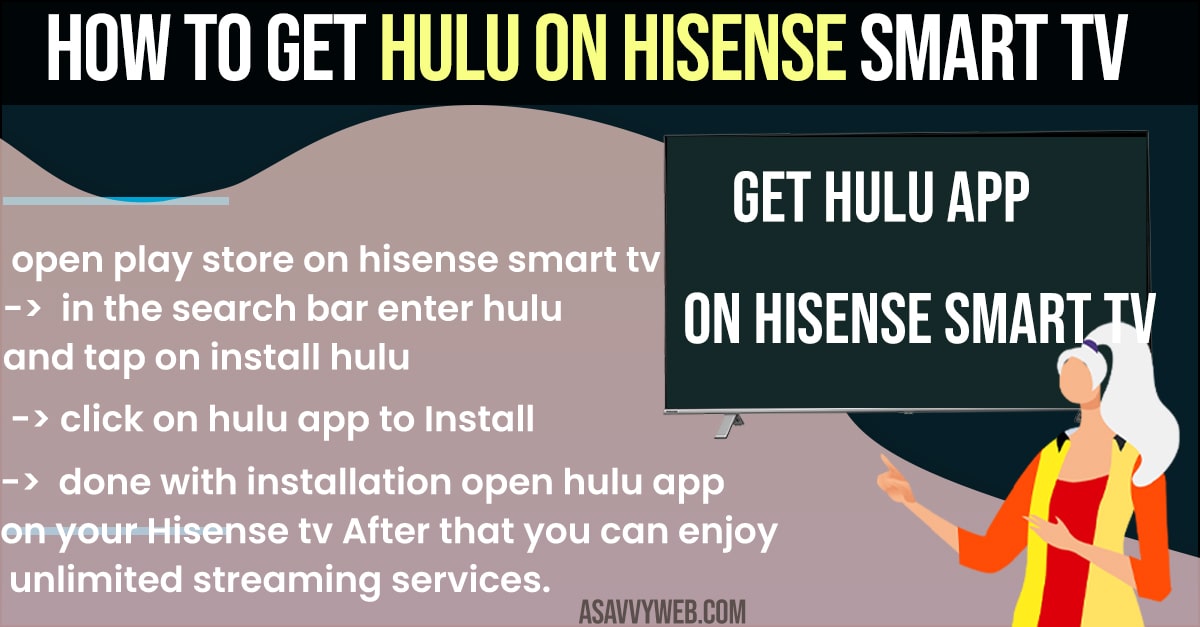 hisense tv hulu app