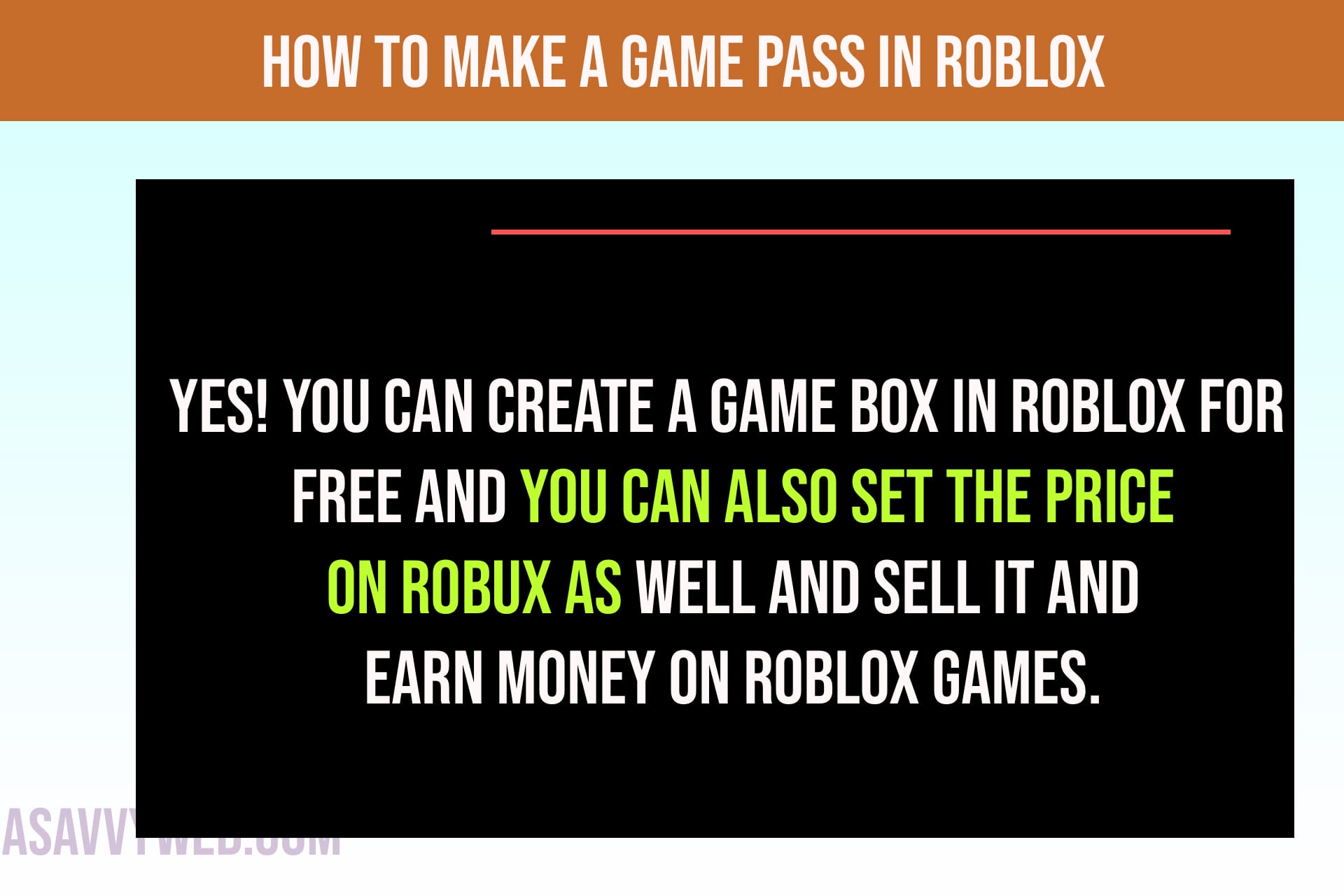 HOW TO MAKE A GAMEPASS IN ROBLOX 2023
